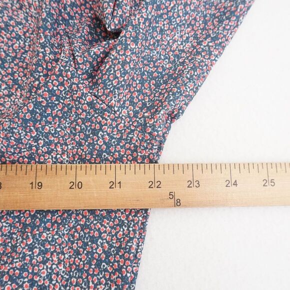 Mizzen Main Mens Leeward Shirt Button Up Long Sleeve Red Floral Polyester Large - Picture 6 of 9